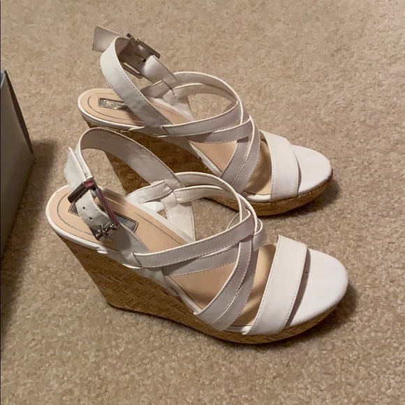 Jessica Simpson Shoes - Jessica Simpson Powder White Heel